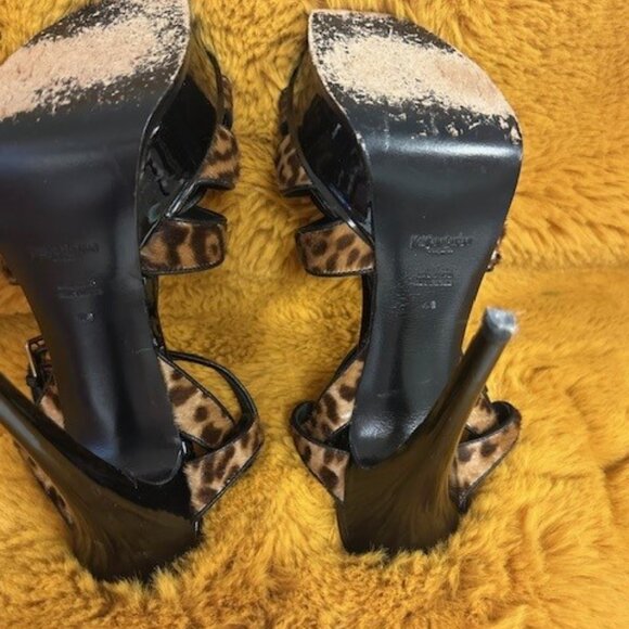 Yves Saint Laurent Leopard Tribute Heels - Picture 6 of 7